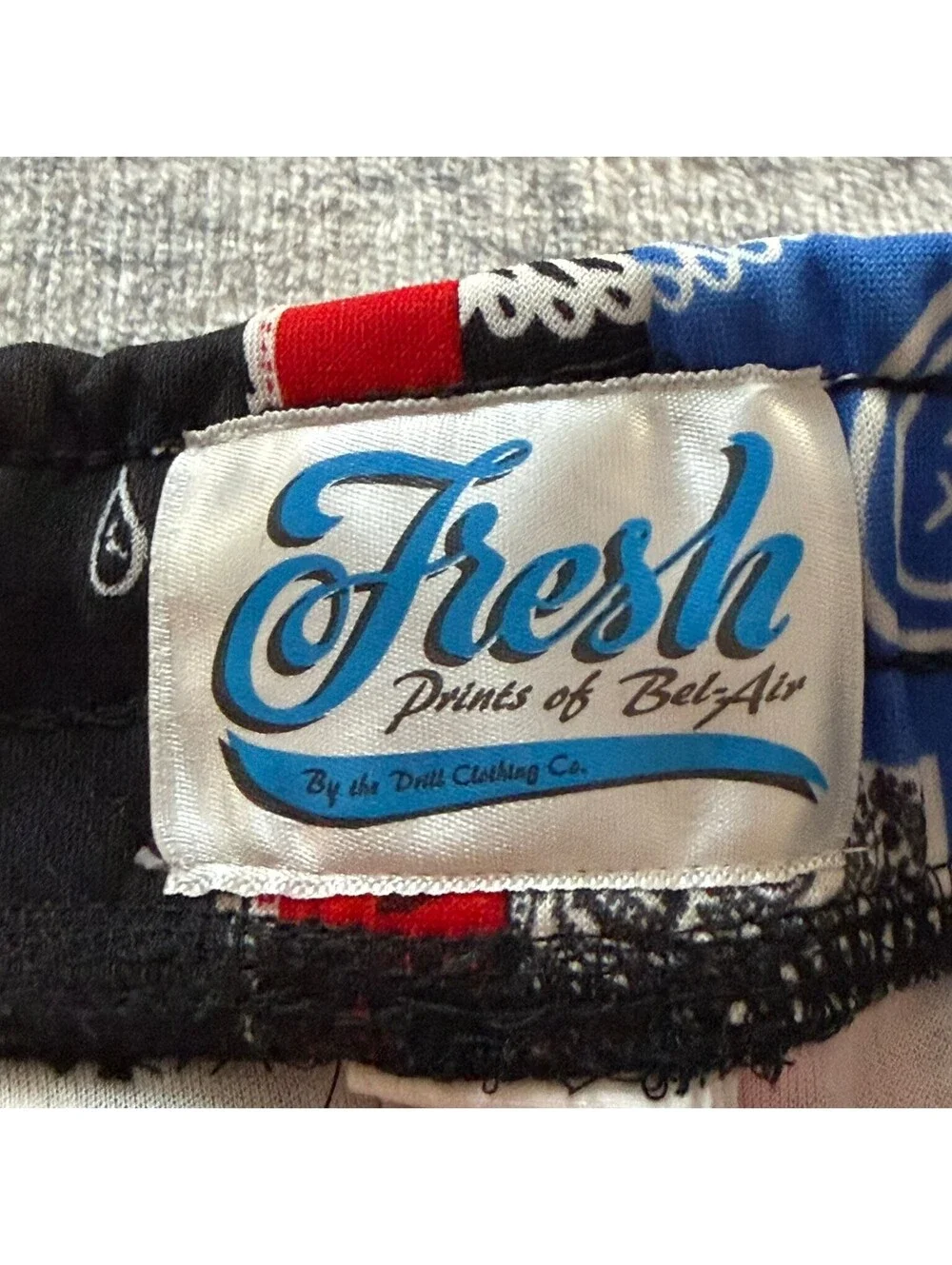 Fresh Prints of Bel-Air Men's Small Multi-Color Bandana Patchwork Shorts